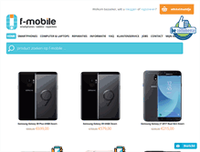 Tablet Screenshot of f-mobile.be